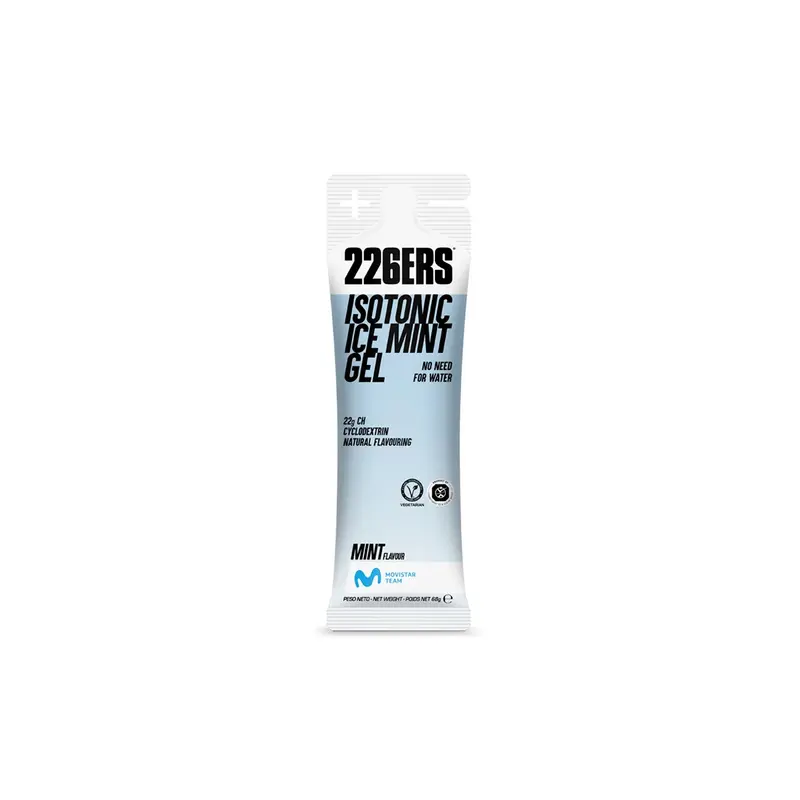 226ERS Isotonic Ice Gel – Gel isotónico sabor menta 68g (Unidad o caja de 24)