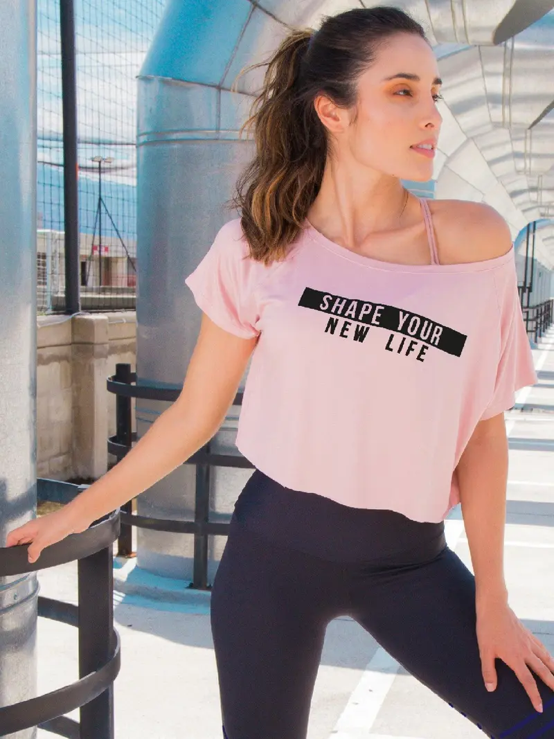 27273 Camiseta Deportiva Estampada Frontal