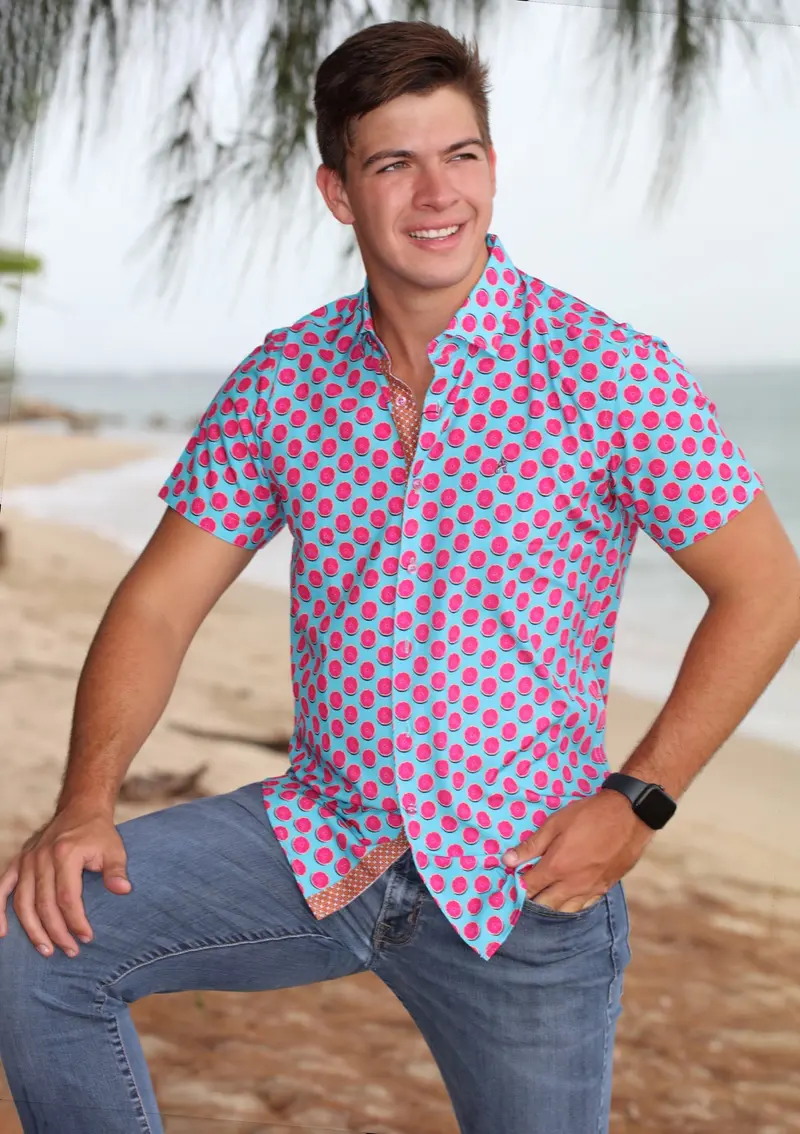 ADS-213 Mint Short Sleeve Shirt