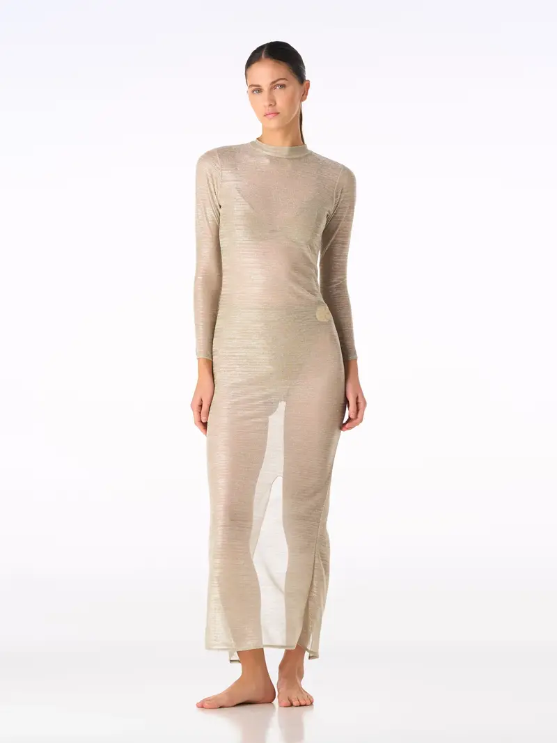 ALTHEA DRESS GOLDEN MESH