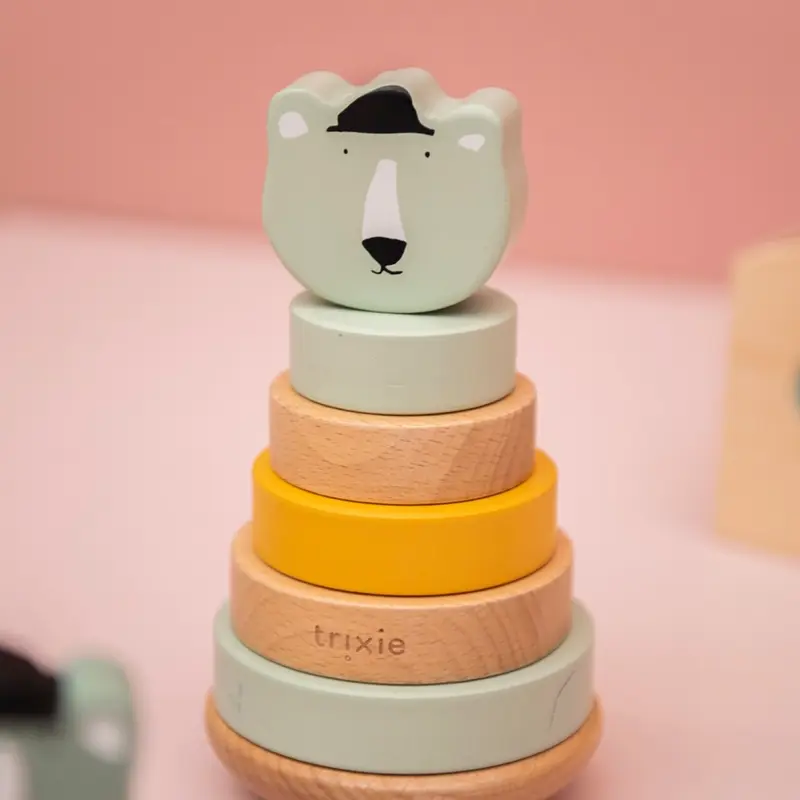 Apilable de encastre de madera - Mr. Polar Bear