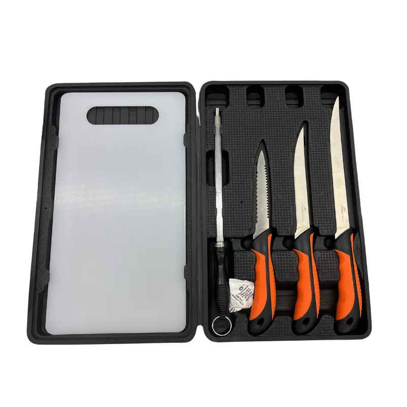 Aqua Toolz Set de 3 Cuchillos de Acero Inoxidable 5", 7" y 9"