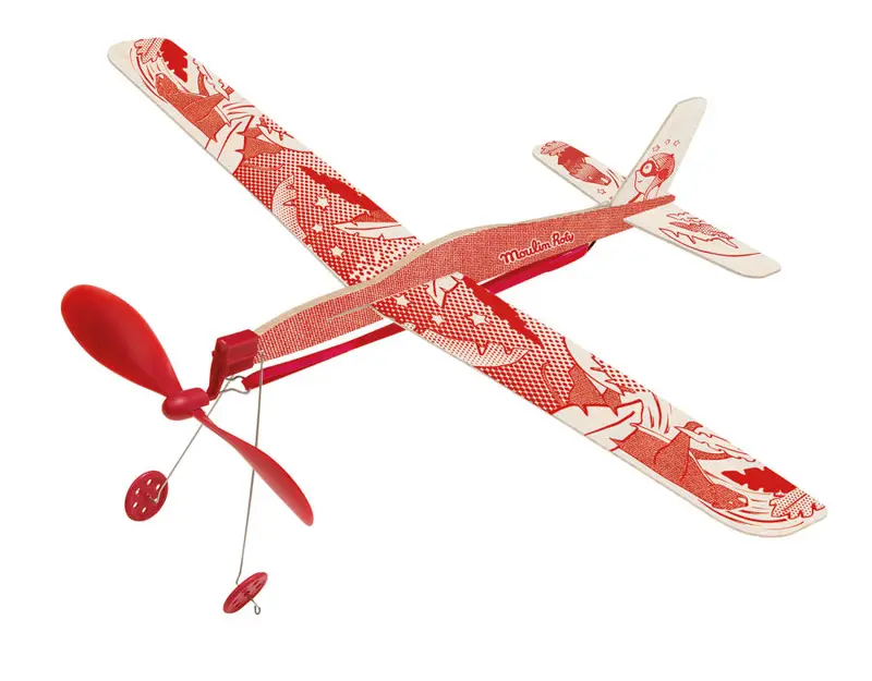 Avión de Balsa a Propulsión Elástica
