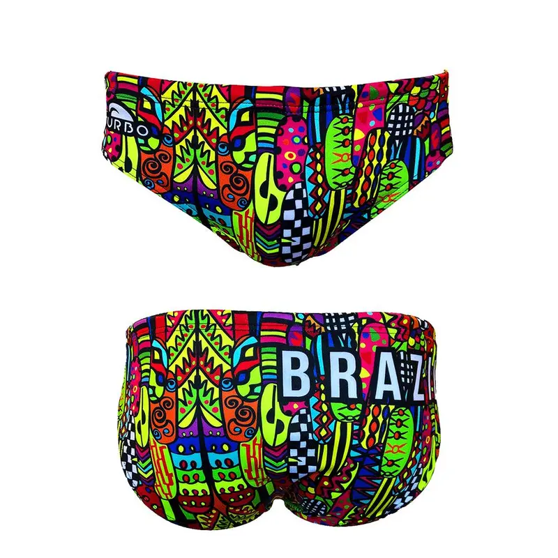 Bañador Natacion Niño Fiesta Brazil
