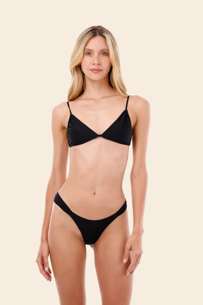 Black Cleo Triangle Top