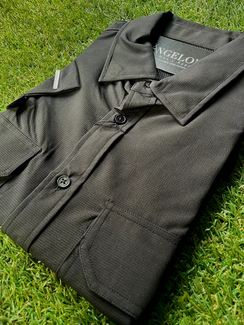 BLACK Short Sleeve Shirt