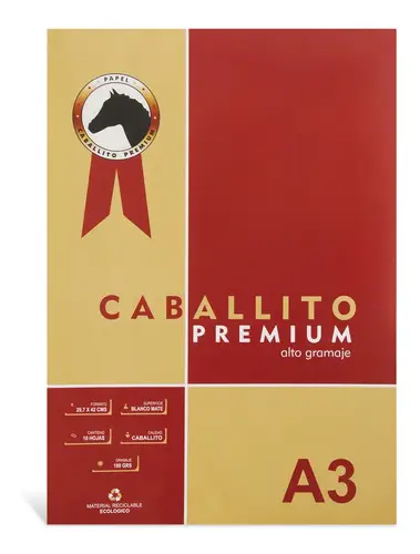 Block de Dibujo Premium A3 (alto gramaje)
