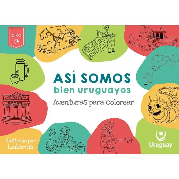 Block para colorear - Así somos