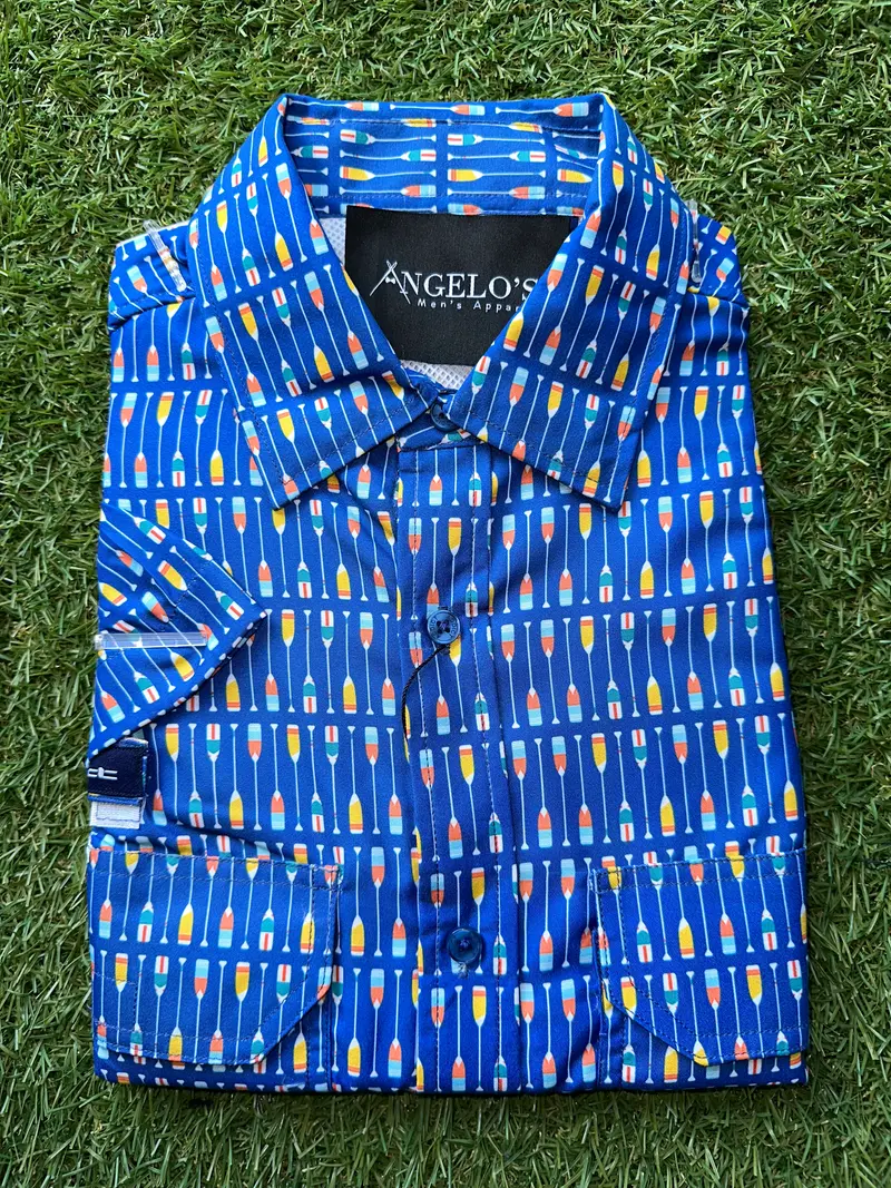 Blue Paddle Short Sleeve Shirt