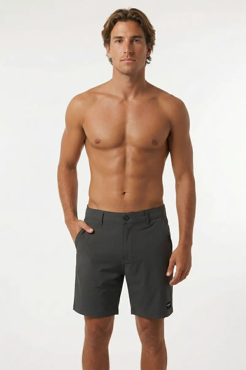 Boardshorts gris con textura