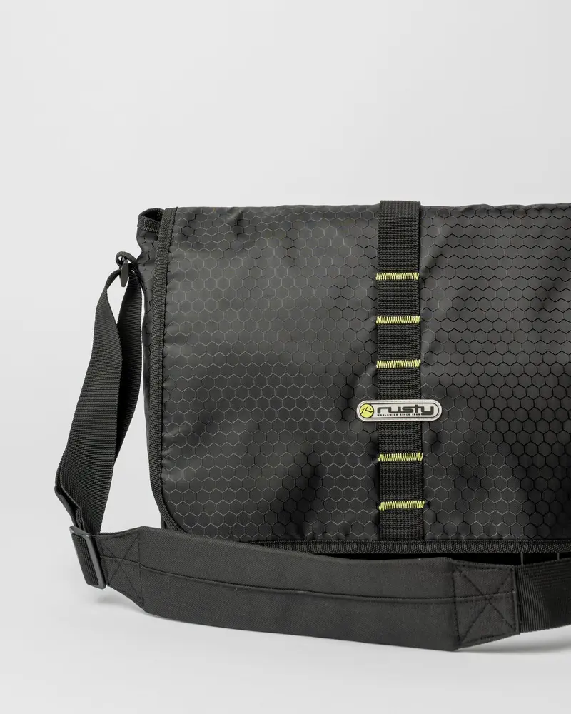 Bolso Voltage Messenger Bag Black/Sulphur