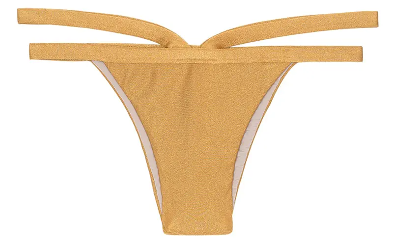 Calcinha Gold Triangulo