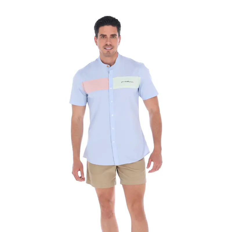 Camisa Casual Para Caballero Manga Corta | MCE-2206