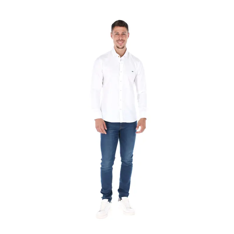 Camisa Porto Blanco Básica Blanca de Caballero | CBASIC-12