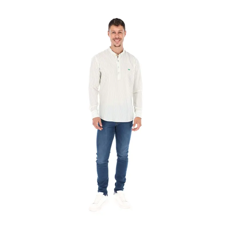 Camisa Porto Blanco Edición Especial Cuello Chino | C-2047