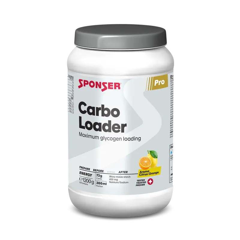 Carbo Loader Sponser - Bebida alta en Carbohidratos. En tarro Grande (1200g)