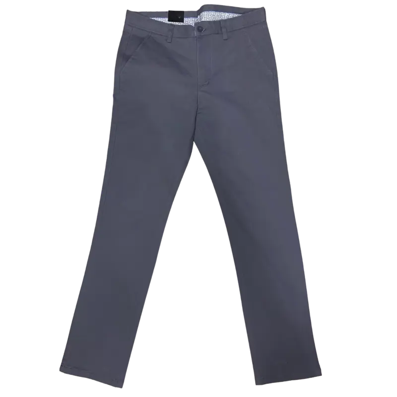 Charcoal Stretch Chino Pant