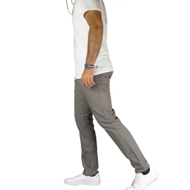 Charcoal  Stretch Chino Pants / KB007PSL
