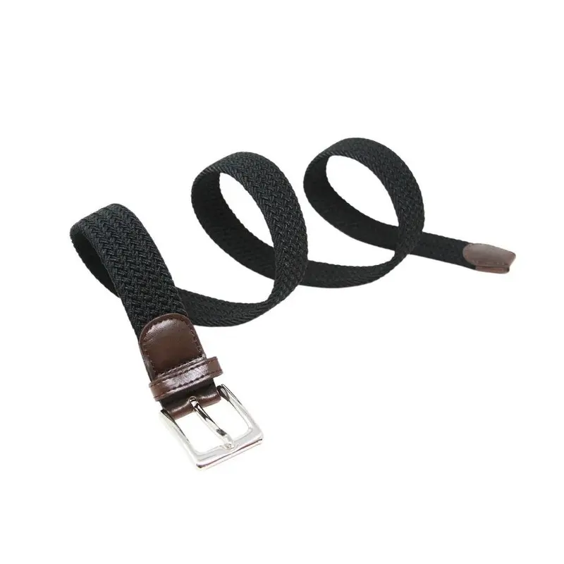 CNT-04 Men's Solid Elastane Belt Black