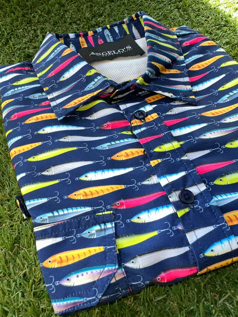 DD-10 Regular Fit Fish Shirt White Rapalan