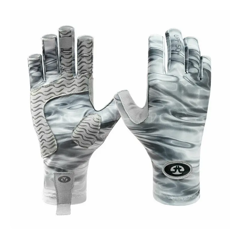 F. FISHERMAN Guantes Pro Series Gris agua L/XL