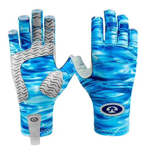 F. FISHERMAN Guantes Pro Series Water Blue L/XL