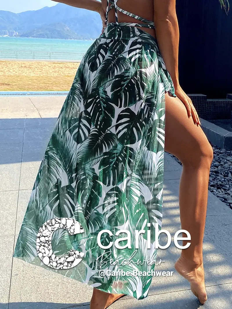 👗Falda de playa tropical