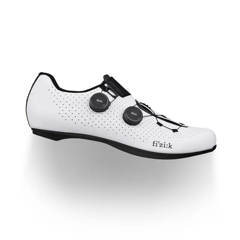 Fizik Vento Infinito Carbon - Zapatos de ruta premium (Colores Negro y Blanco)