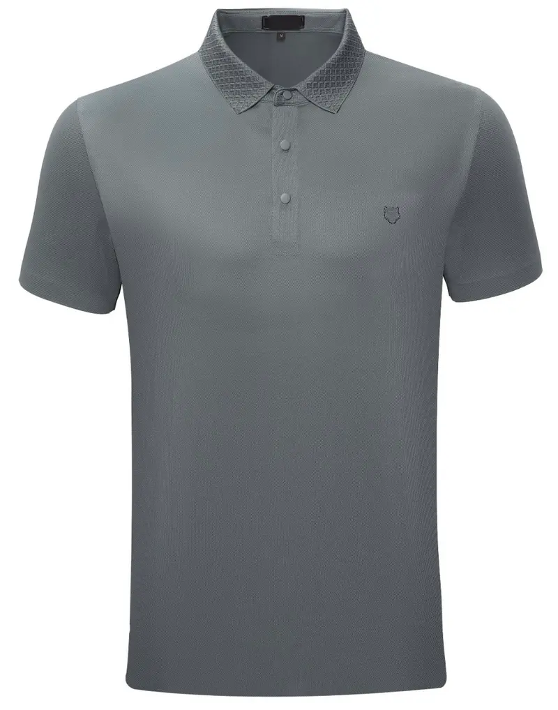 Grey Luxury Polo | PS535 Grey
