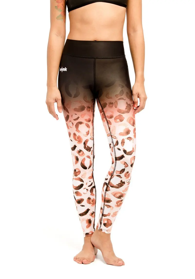 HIGH-WAIST Leggings - Feline Rose