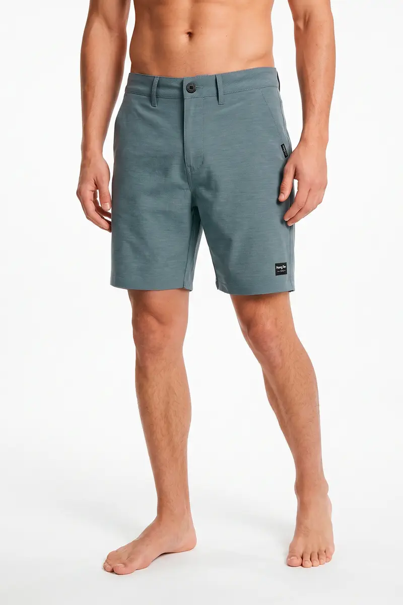Hybrid boardshorts azul acero