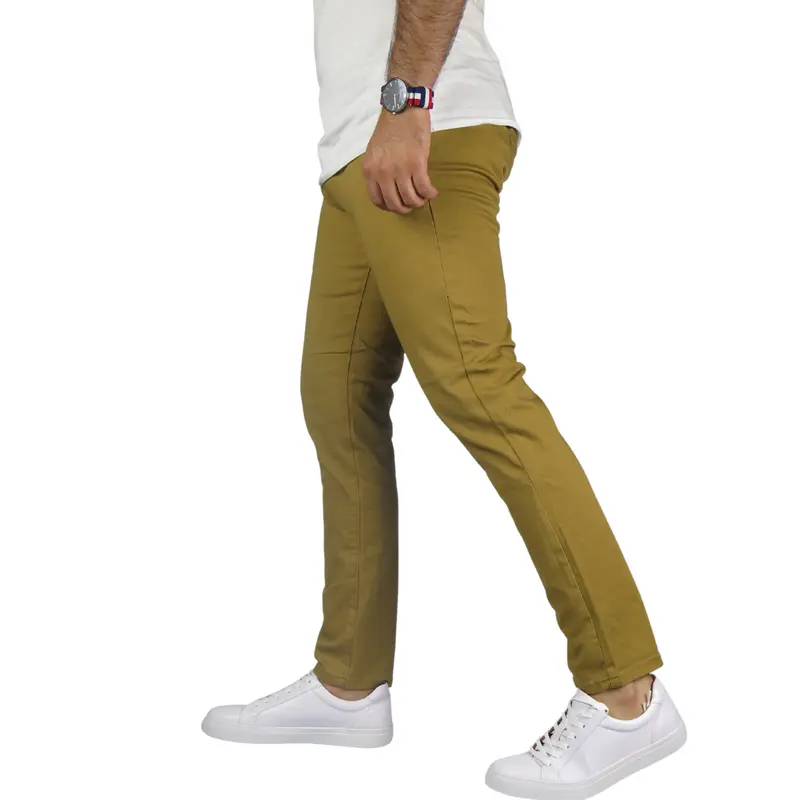 KB006PSK Khaki Stretch Chino Pant