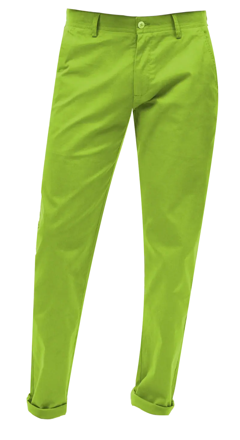 Lime Mens Chino Long Pants / CHL01