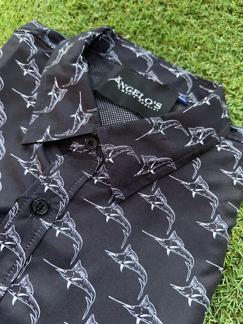 MARLIN-2 BLK Short Sleeve Shirt