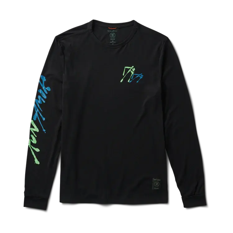 Mathis Long Sleeve Active Tee Black Fjord