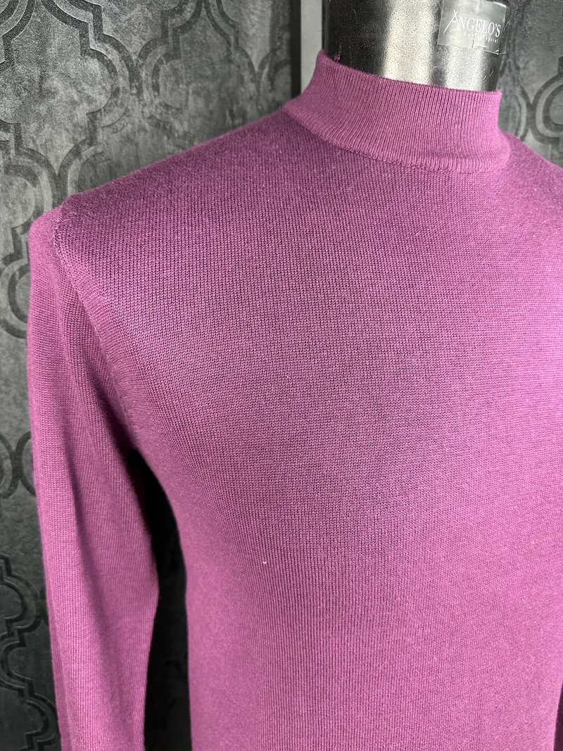 MN01 Eggplant Turtle Neck