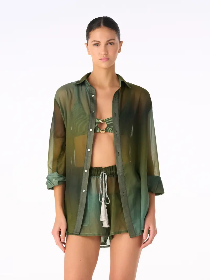 NUNA SHIRT OMBRE GREEN