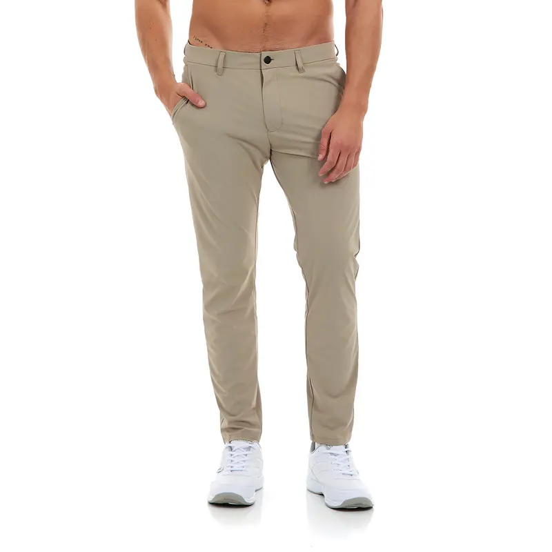 Pantalón Porto Blanco Stretch Casual Cómodo Caballero Color River Stone Portech | TP-04