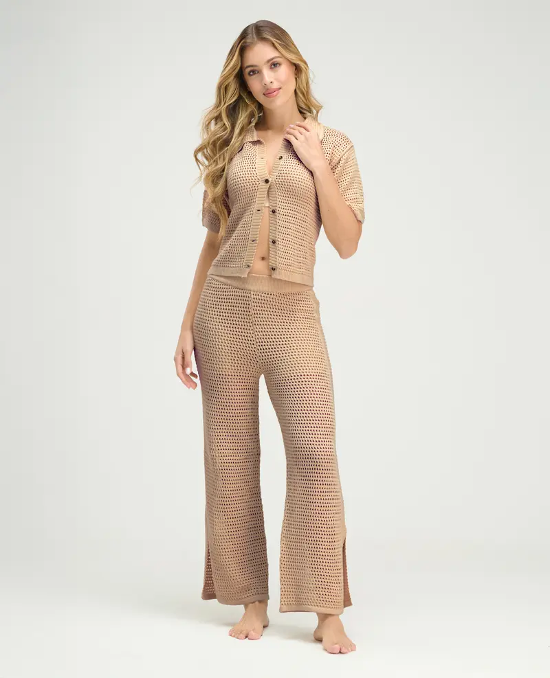 Pantalón Tejido Calado | Pretina Elástica | Transpirable