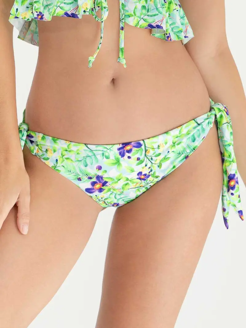 Panty de Baño Ajustable Estampado Color Azul Claro