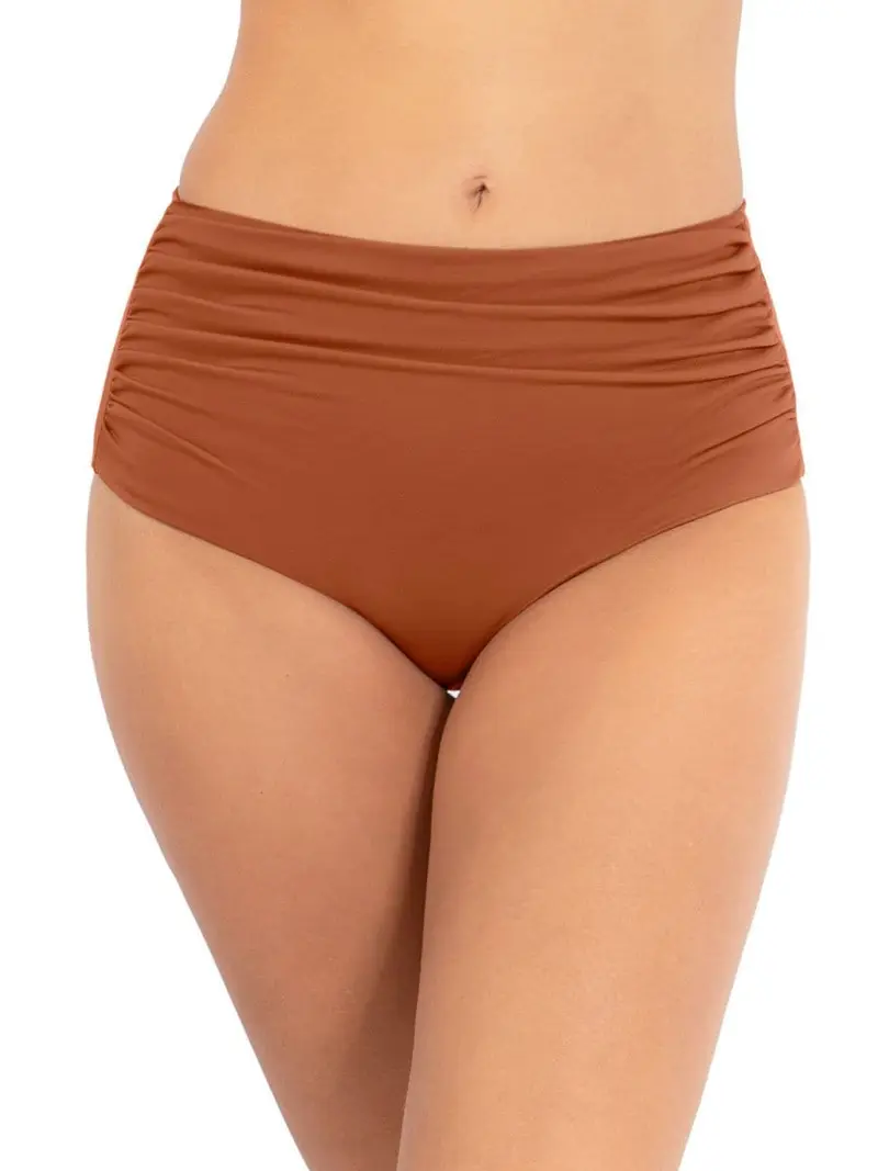 Panty de Baño Con Control Suave de Abdomen Ámbar
