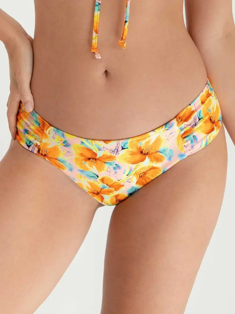 Panty de Baño Estampado Color Amarillo