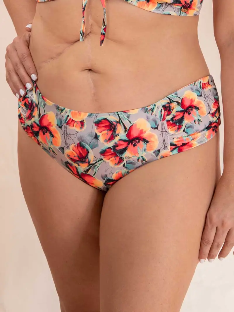Panty de Baño Estampado Color Fucsia