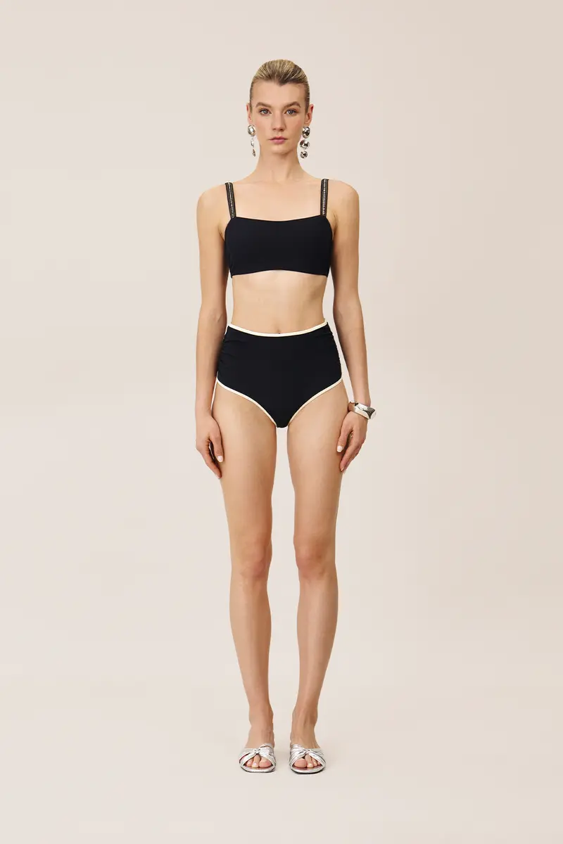 Panty De Bikini Black Coral Origen