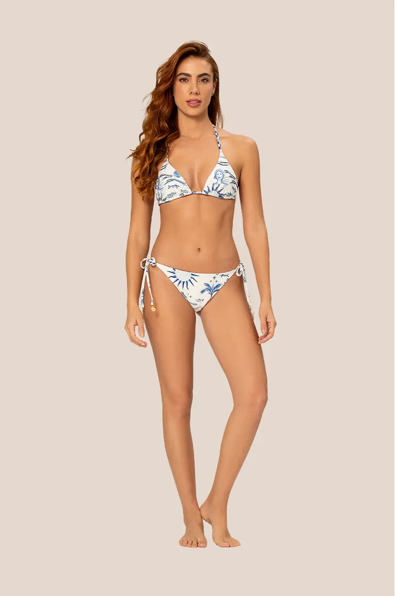 Panty De Bikini Blue Sea Mar