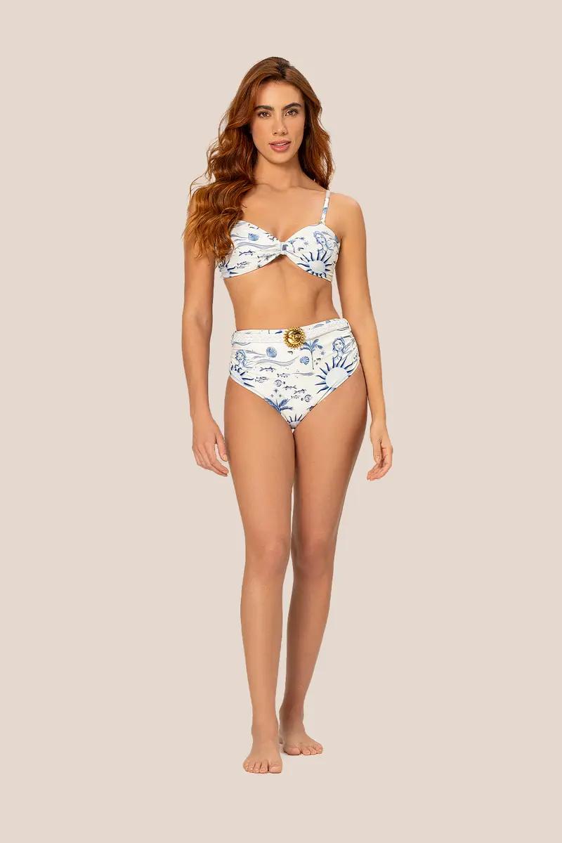 Panty De Bikini Blue Sea Mar