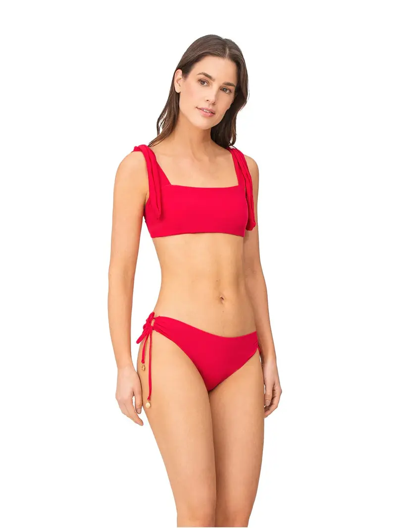 Panty De Bikini Solids Media Luna