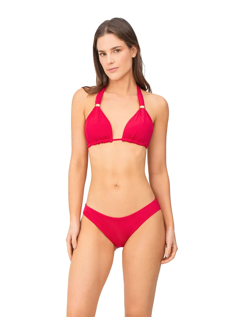 Panty De Bikini Solids Media Luna