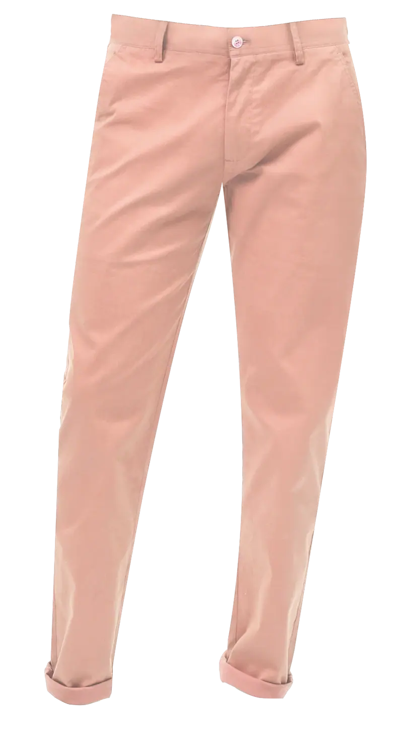 Pink Mens Chino Long Pants / CHL01