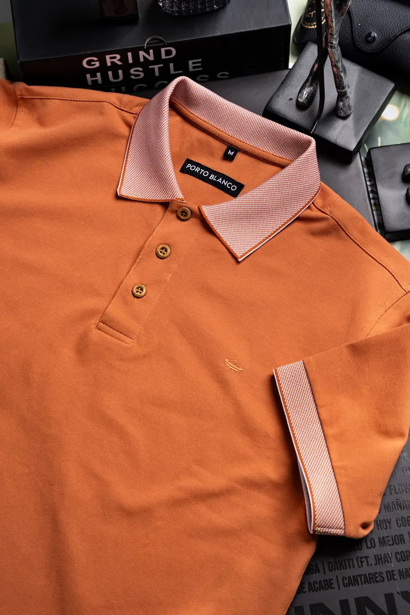 Polo Porto Blanco color Naranja | PL-2474
